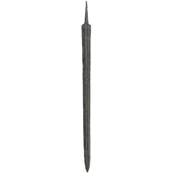 Mittelalterliche Schwertklinge, Salierzeit, Oakeshott Typ 11, 11. Jhdt.