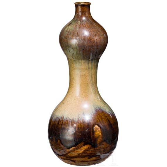 Doppelk&uuml;rbis-Vase, China, wohl Song-Dynastie oder sp&auml;ter