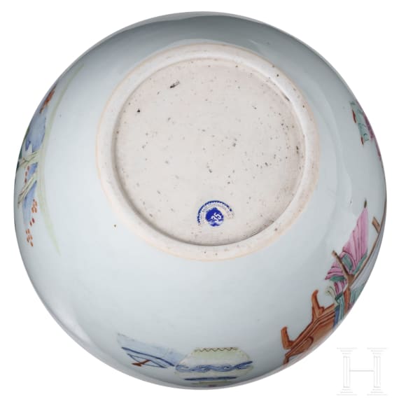 Famille-Rose-Ingwertopf, China, wohl Yongzheng-Periode, 18. Jhdt.