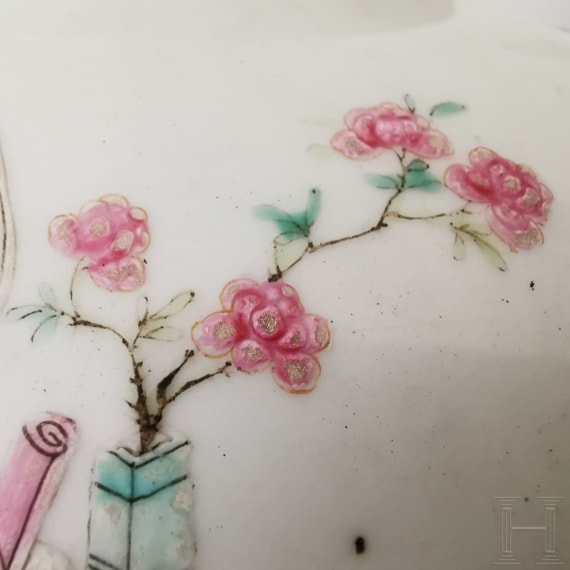 Famille-Rose-Ingwertopf, China, wohl Yongzheng-Periode, 18. Jhdt.