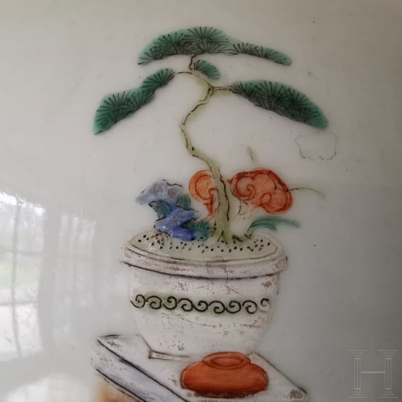 Famille-Rose-Ingwertopf, China, wohl Yongzheng-Periode, 18. Jhdt.
