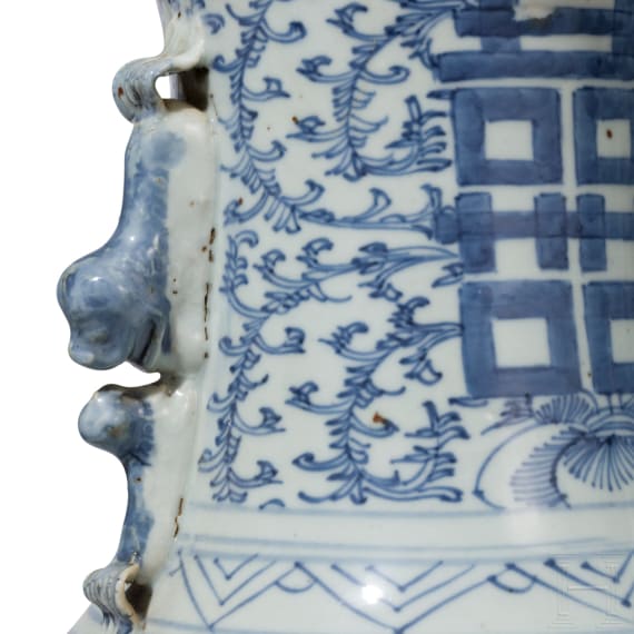 Ein Paar Porzellanvasen, China, Qing-Dynastie, 19. Jhdt.