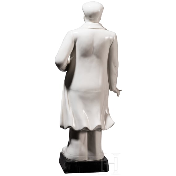 Gro&szlig;e Porzellanfigur von Mao Tse-Tung (Zedong), 1970er Jahre