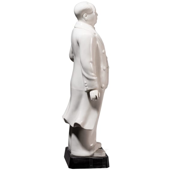 Gro&szlig;e Porzellanfigur von Mao Tse-Tung (Zedong), 1970er Jahre