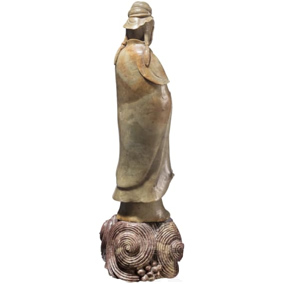 Guanyin aus Jade, China, 20. Jhdt.
