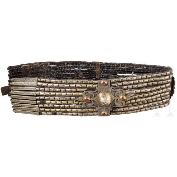 G&uuml;rtel und Tasche, Teke, Turkmenistan, um 1900