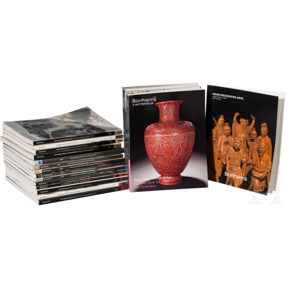 21 Auktionskataloge zu asiatischer Kunst, Bonhams San Francisco, New York, 2011 - 2015