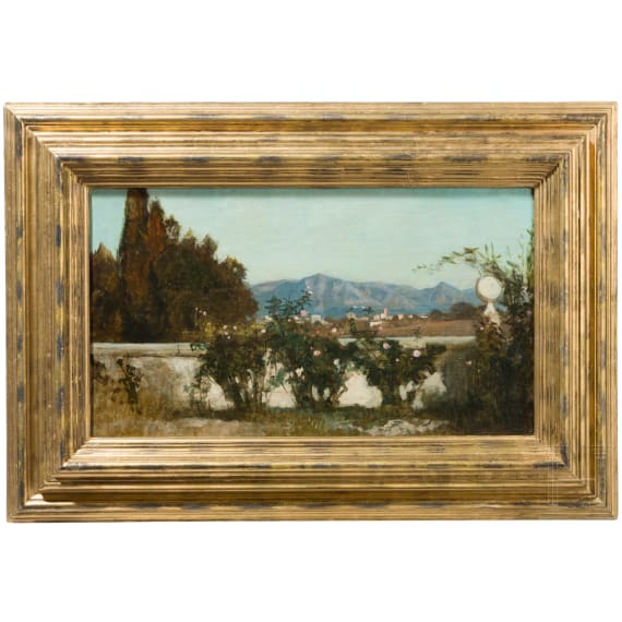 "Italienischer Rosengarten", wohl Adolphe Keller (1880 - 1968), 1. H&auml;lfte 20. Jhdt.