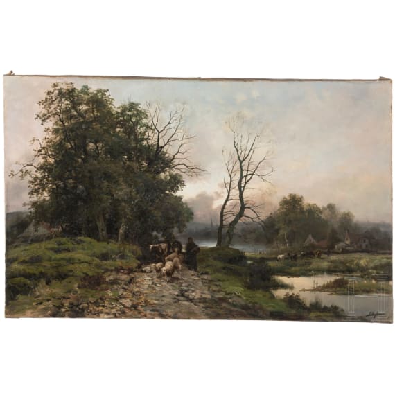 Bayerische Moorlandschaft, deutsch, 19. Jhdt.