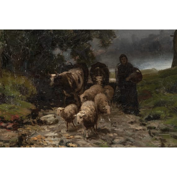 Bayerische Moorlandschaft, deutsch, 19. Jhdt.