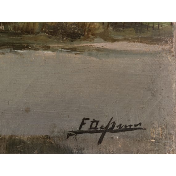 Bayerische Moorlandschaft, deutsch, 19. Jhdt.
