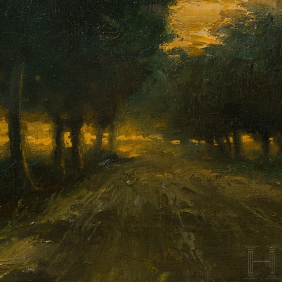 Hans Hassenteufel (1887 - 1943), "D&auml;mmerung", M&uuml;nchen, 1. H&auml;lfte 20. Jhdt.