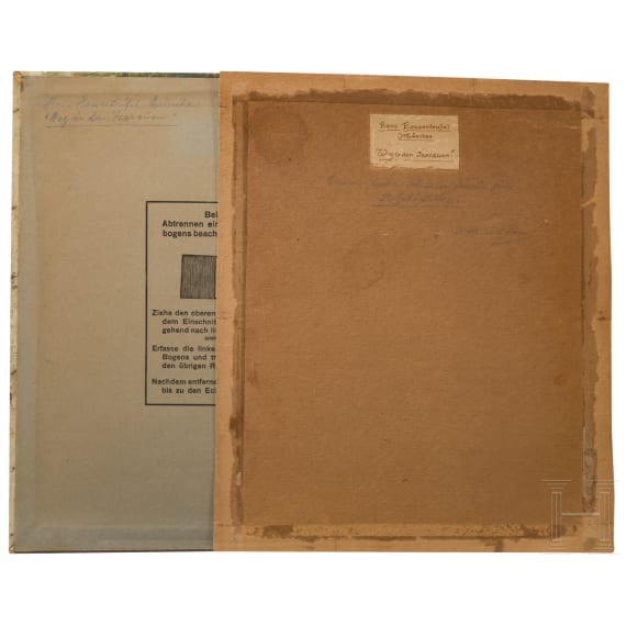 Hans Hassenteufel (1887 - 1943), "Weg in den Isarauen" mit Widmungsinschrift, M&uuml;nchen, 1. H&auml;lfte 20. Jhdt.