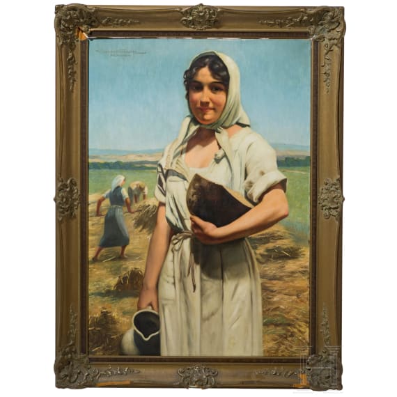 Hans Hassenteufel (1887 - 1943), "Auf dem Lande", M&uuml;nchen, 1. H&auml;lfte 20. Jhdt.
