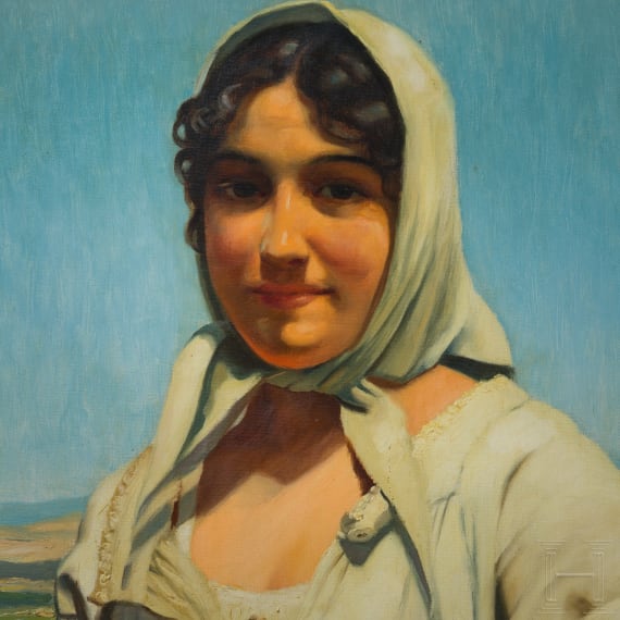 Hans Hassenteufel (1887 - 1943), "Auf dem Lande", M&uuml;nchen, 1. H&auml;lfte 20. Jhdt.
