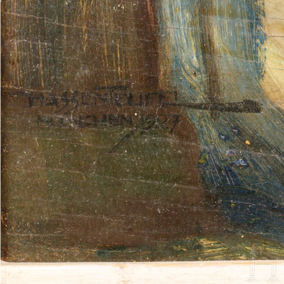Hans Hassenteufel (1887 - 1943), "Abend", M&uuml;nchen, datiert 1927