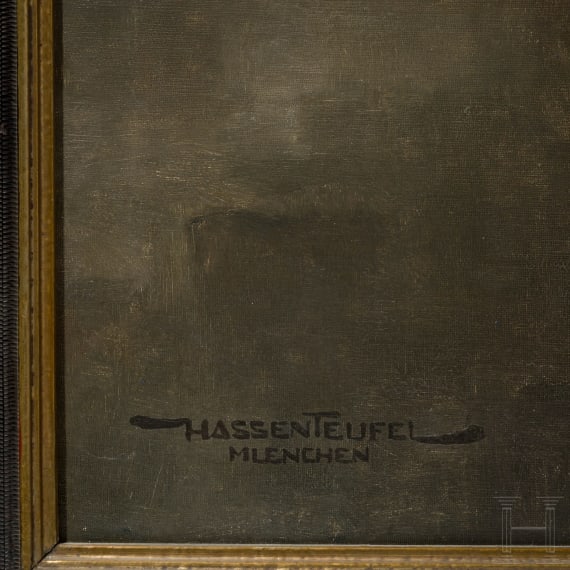 Hans Hassenteufel (1887 - 1943), M&auml;dchen am Brunnen, M&uuml;nchen, 1. H&auml;lfte 20. Jhdt.