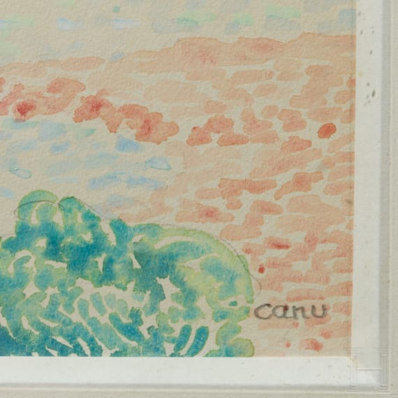 Yvonne Canu (1921 - 2008), "La durance", Frankreich, 2. H&auml;lfte 20. Jhdt.