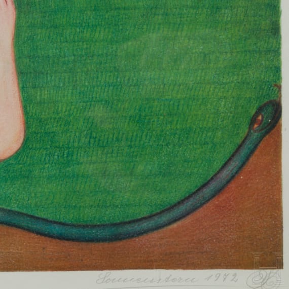 Friedrich Schr&ouml;der-Sonnenstern (1892 - 1982), "Die moralische Praxis", deutsch, datiert 1972