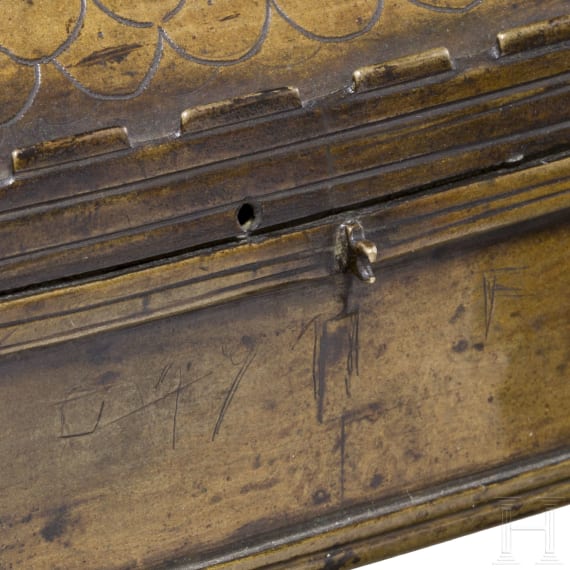 K&auml;stchen f&uuml;r heilige &Ouml;le (Chrismatorium), Frankreich, 14. Jhdt.