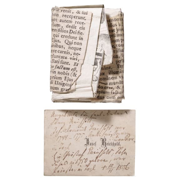 Bedeutendes silbernes Breverl mit dem Wappen des Abtes von Stift Tepl, Tschechien, Mitte 18. Jhdt.