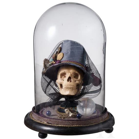 Memento-Mori-Arrangement, wohl deutsch, um 1900