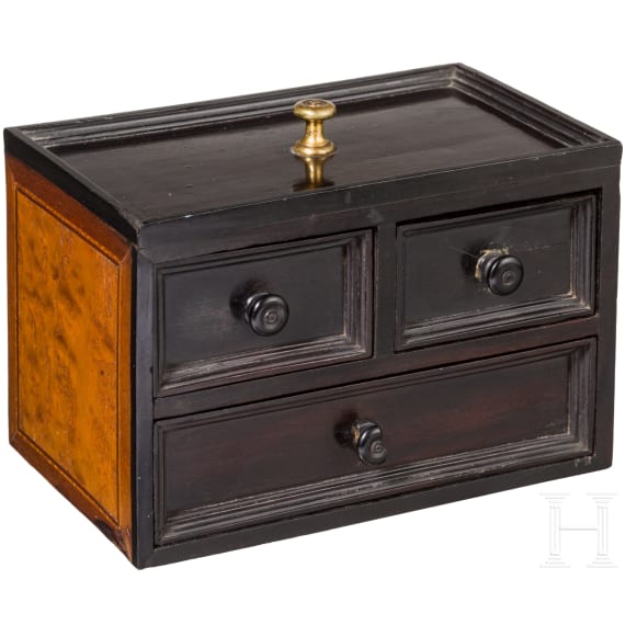 Miniatur-Kabinettkasten, s&uuml;ddeutsch, wohl Augsburg, 17. Jhdt.