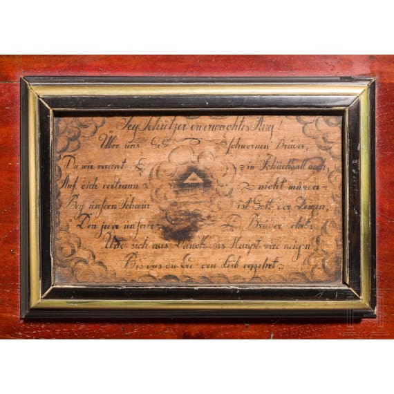 Truhe einer Freimaurerloge, &Ouml;sterreich, um 1790