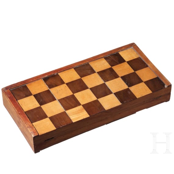 Biedermeier-Schachspiel, deutsch, um 1830/40
