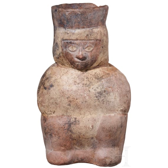 Figurengef&auml;&szlig;, peruanische Nordk&uuml;ste, wohl Moche-Kultur, 4. - 8. Jhdt.