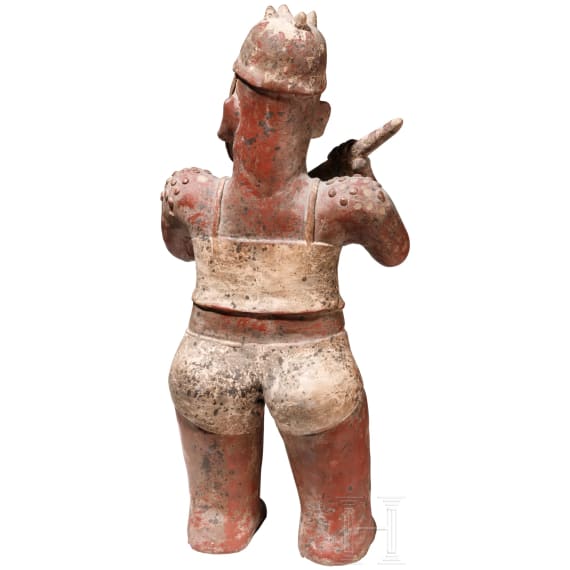 Gro&szlig;e Tonfigur, Peru, Vicus- oder wohl Moche-Kultur, 4. - 8. Jhdt.