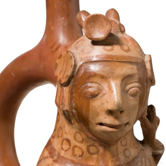 Zwei Figurengef&auml;&szlig;e, peruanische Nordk&uuml;ste, wohl Moche-Kultur, 4. - 8. Jhdt.