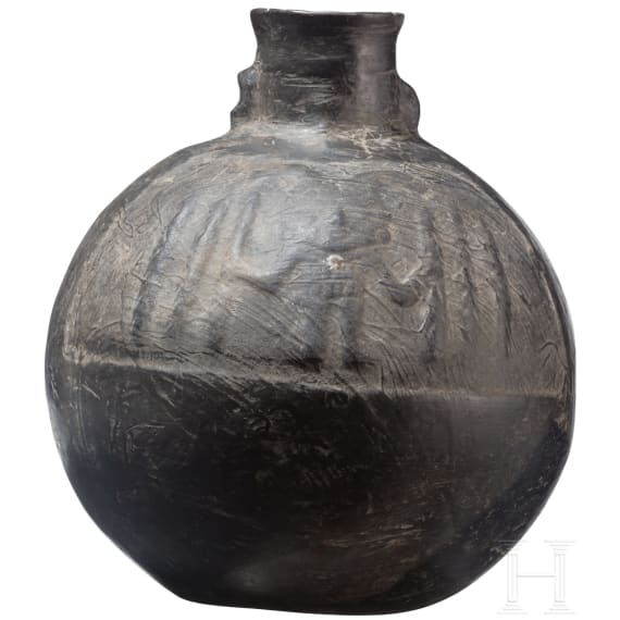 Fig&uuml;rliche Flasche, Peru, Chimu-Kultur, 11. - 15. Jhdt.