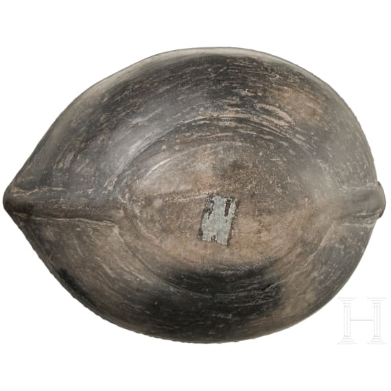 Ausgefallene Tonflasche, Peru, Chimu-Kultur, 11. - 15. Jhdt.