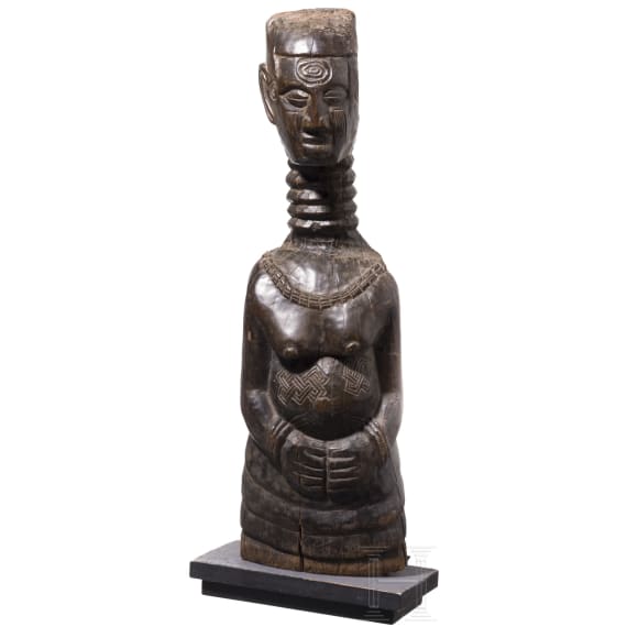 Weibliche Figur der Ndengese, Kongo, 1. H&auml;lfte 20. Jhdt.