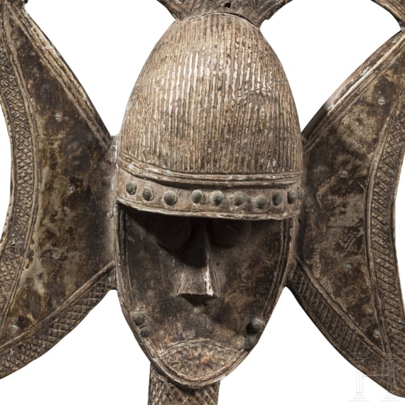 Drei Masken, Maasai/Kota/Chokwe oder Dan, Kenia/Gabon