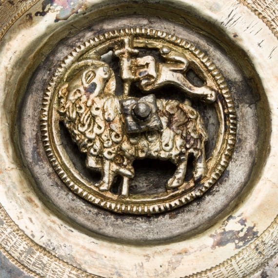 Schneckenheftel (Hemdspange), Siebenb&uuml;rgen, sp&auml;tes 17. Jhdt.