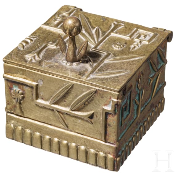 Art-D&eacute;co-Dose, Werkst&auml;tten Hagenauer, Wien, 1930er Jahre