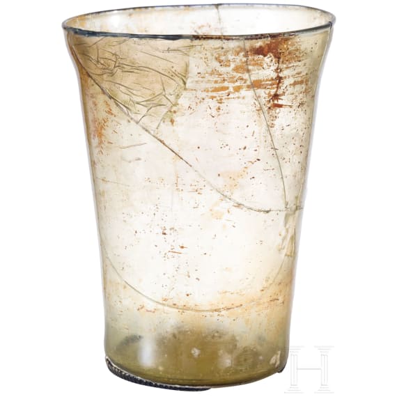 Glasbecher, deutsch oder Niederlande, um 1600