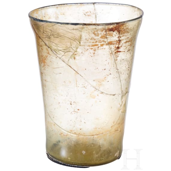Glasbecher, deutsch oder Niederlande, um 1600
