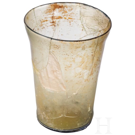 Glasbecher, deutsch oder Niederlande, um 1600