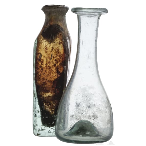 29 Glasfl&auml;schchen, 17. - 19. Jhdt.