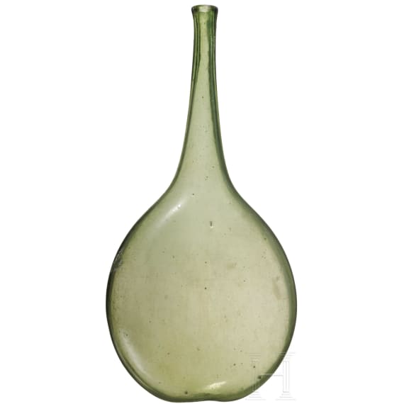 Plattflasche, alpenl&auml;ndisch, 18. Jhdt.