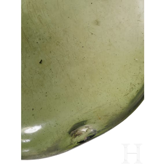 Plattflasche, alpenl&auml;ndisch, 18. Jhdt.