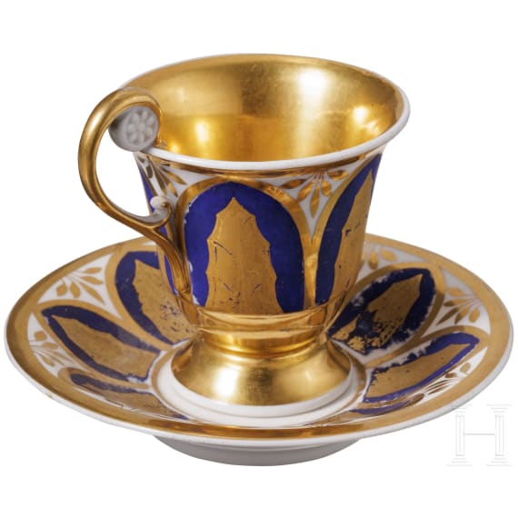 Tasse mit Untertasse, KPM, Berlin, 1900/20
