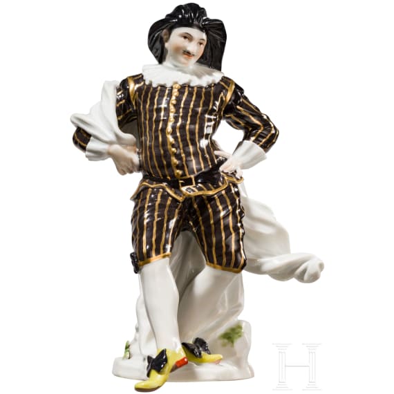 Kom&ouml;dianten-Figur, Meissen, 20. Jhdt.