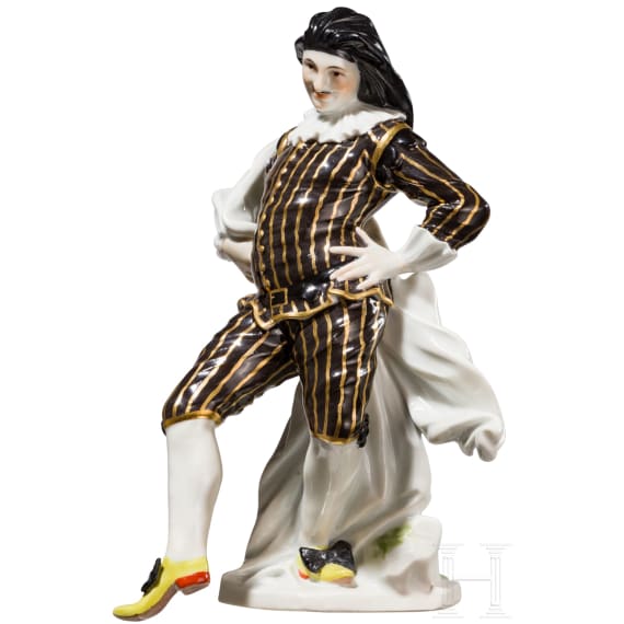 Kom&ouml;dianten-Figur, Meissen, 20. Jhdt.