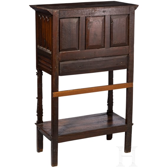 Stollenschrank im Stil des 16. Jhdts., fl&auml;misch, 19. Jhdt.