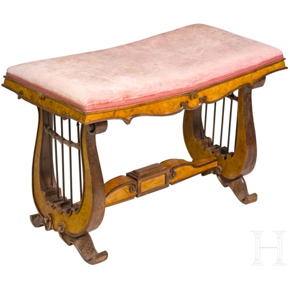 Reich intarsierter Luxus-Halbkonzertfl&uuml;gel, Klaviermanufaktur S&eacute;bastien & Pierre &Eacute;rard, London, 1862