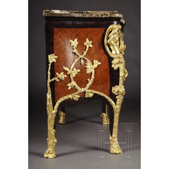 Majest&auml;tische Kommode nach Entwurf von Charles Cressent (1685 - 1768), Frankreich, 20. Jhdt.